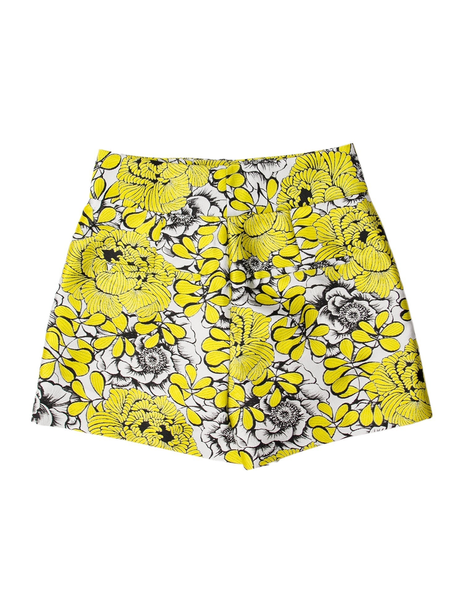 Alice + Olivia Floral Print Mini Shorts