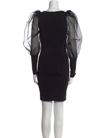 Alice + Olivia Square Neckline Mini Dress