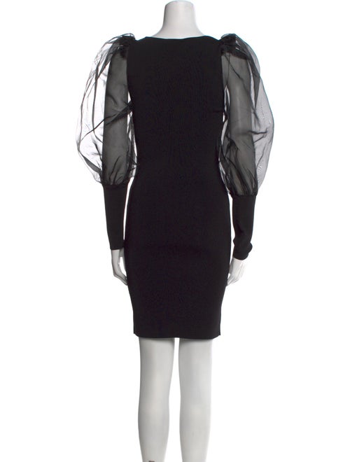 Alice + Olivia Square Neckline Mini Dress