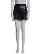Alice + Olivia Faux Leather Mini Skirt