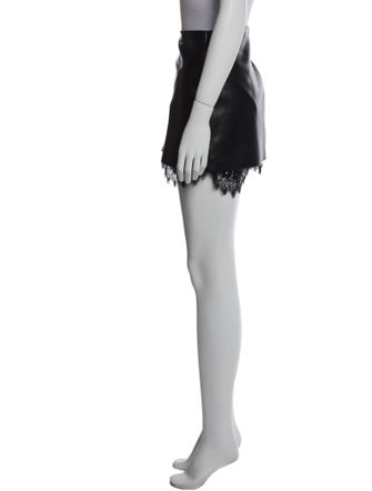 Alice + Olivia Faux Leather Mini Skirt