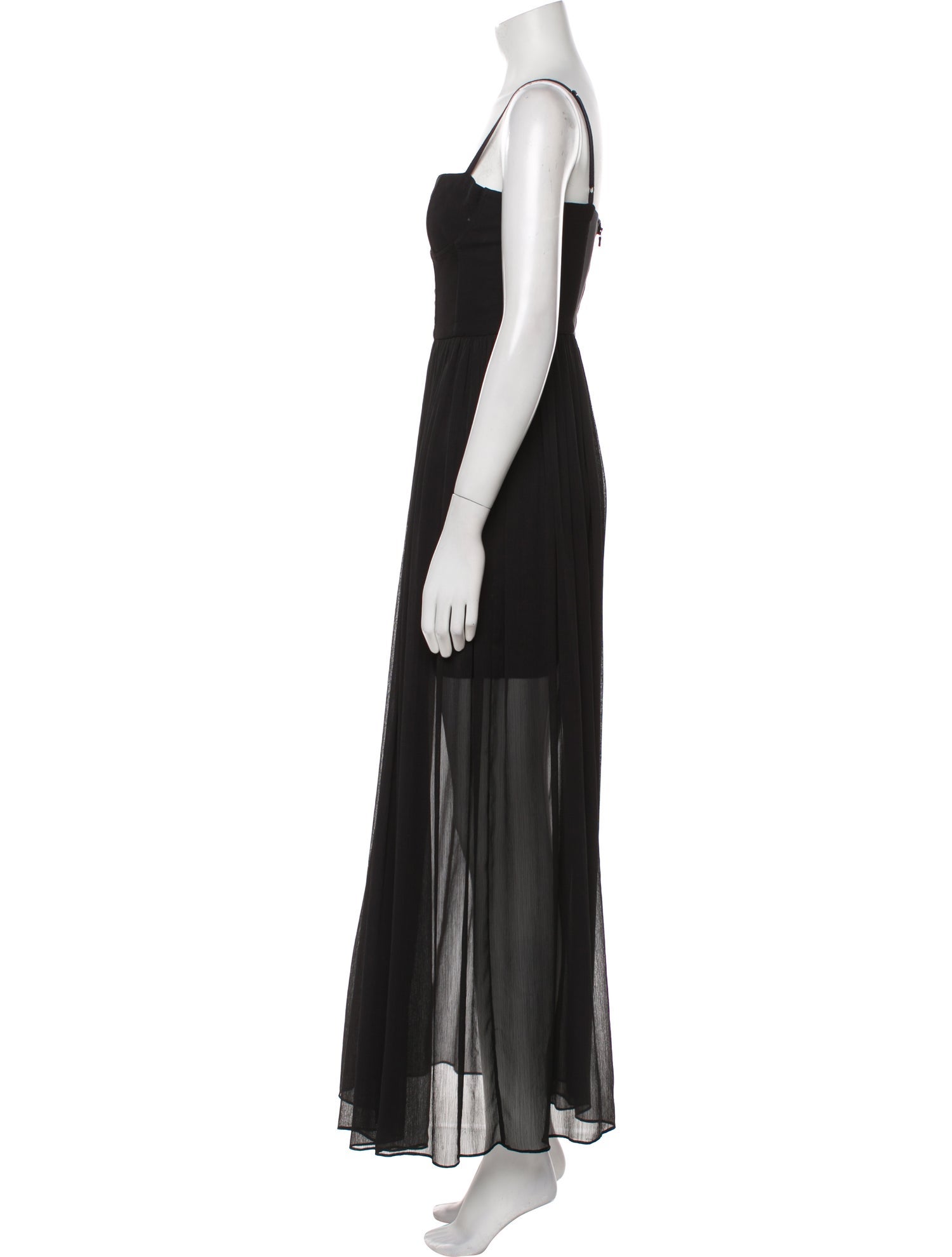 Alice + Olivia Square Neckline Long Dress