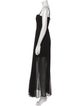 Alice + Olivia Square Neckline Long Dress