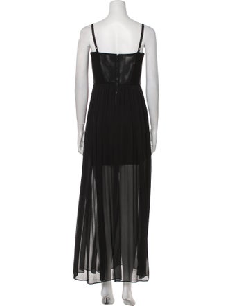 Alice + Olivia Square Neckline Long Dress