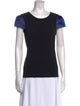 Alice + Olivia Scoop Neck Short Sleeve T-Shirt