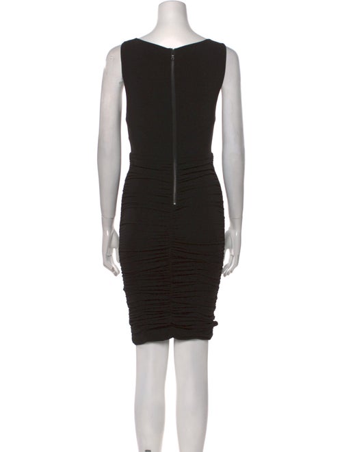 Alice + Olivia Bateau Neckline Mini Dress