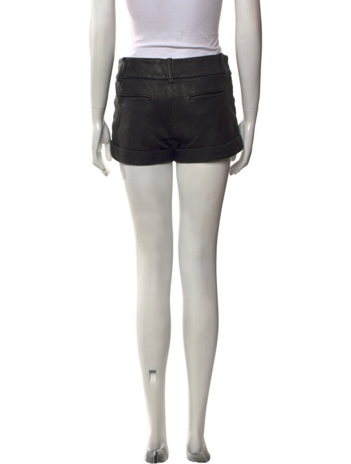 Alice + Olivia Leather Mini Shorts