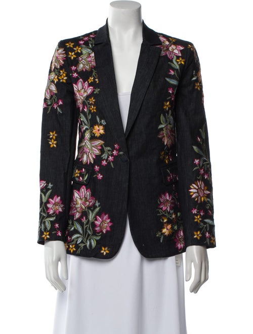 Alice + Olivia Floral Print Blazer