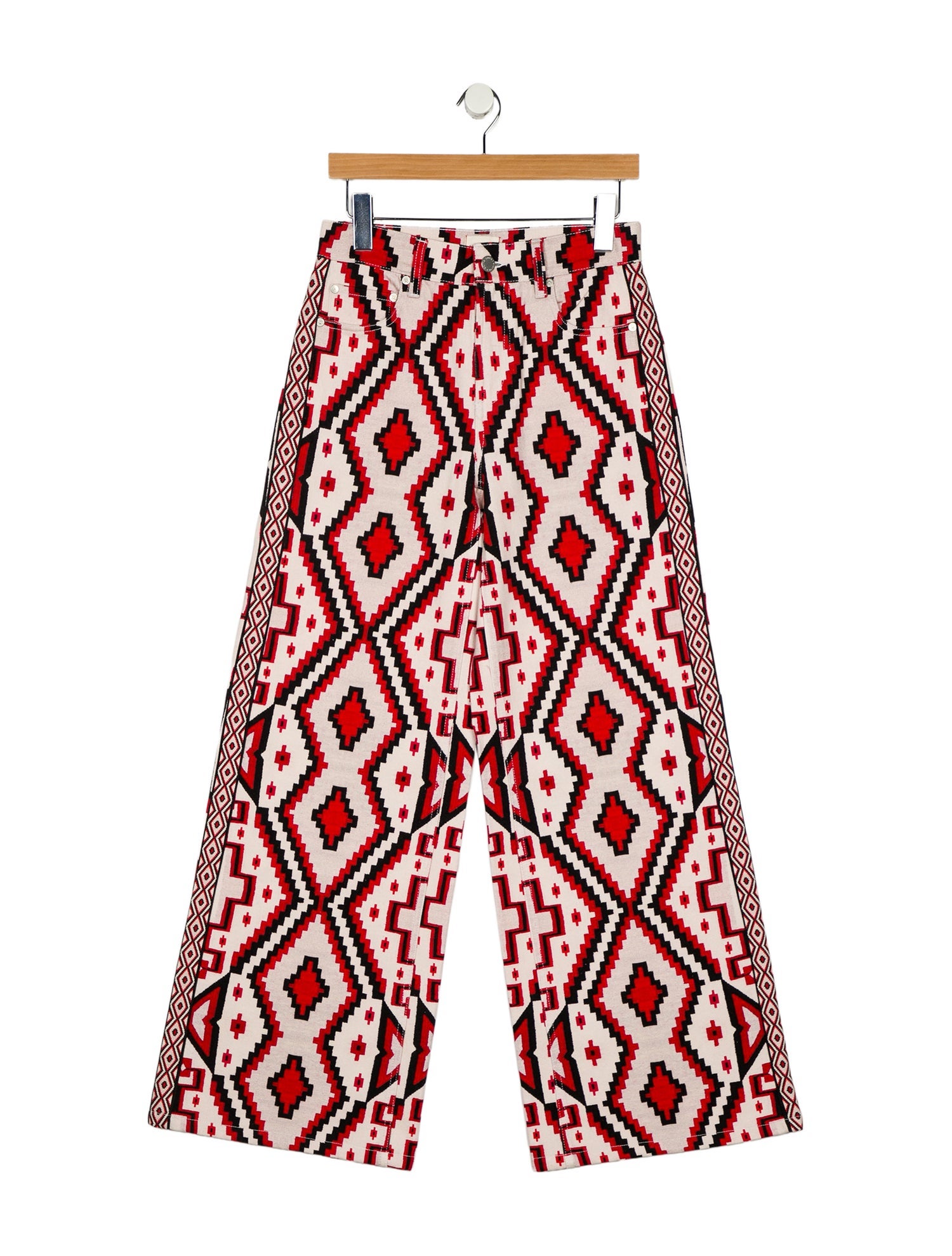 Alice + Olivia Mid-Rise Wide Leg Jeans