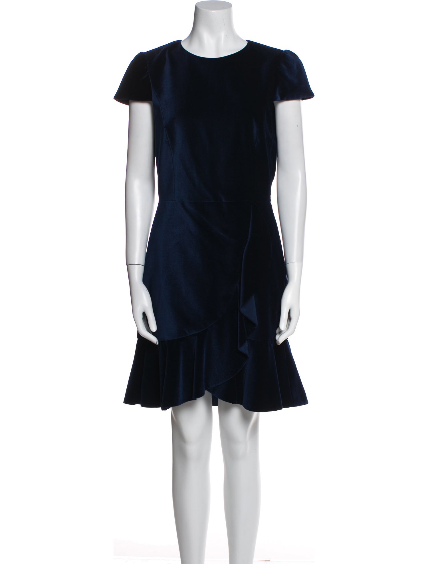 Alice + Olivia Crew Neck Mini Dress