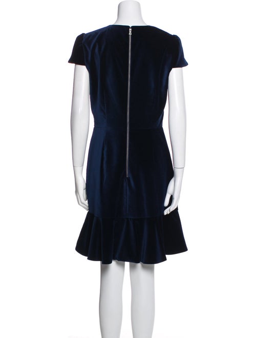Alice + Olivia Crew Neck Mini Dress