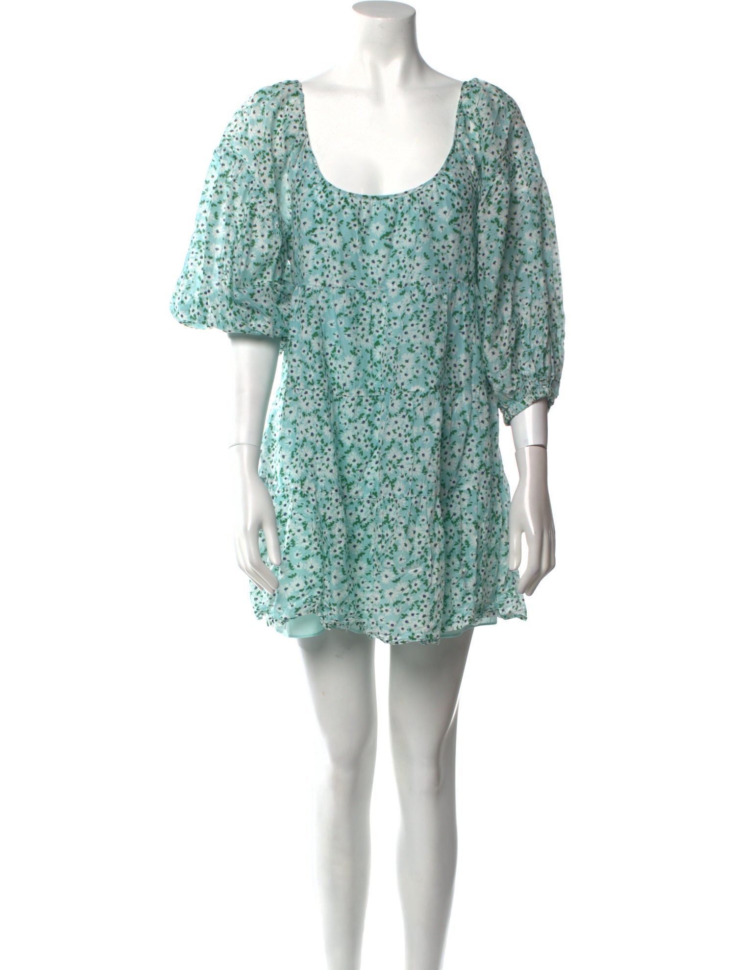 Alice + Olivia Floral Print Mini Dress