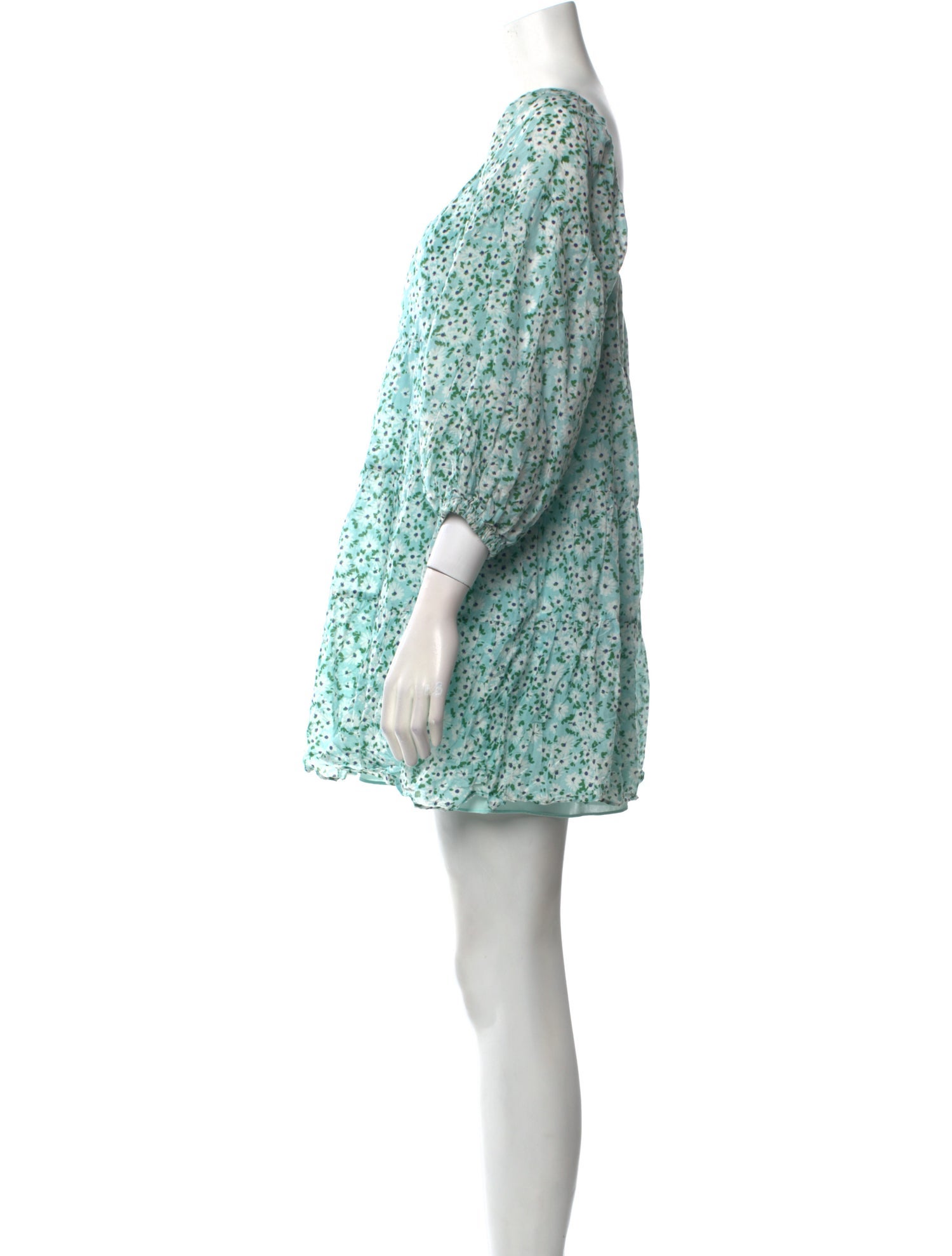 Alice + Olivia Floral Print Mini Dress