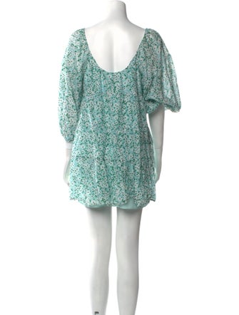 Alice + Olivia Floral Print Mini Dress