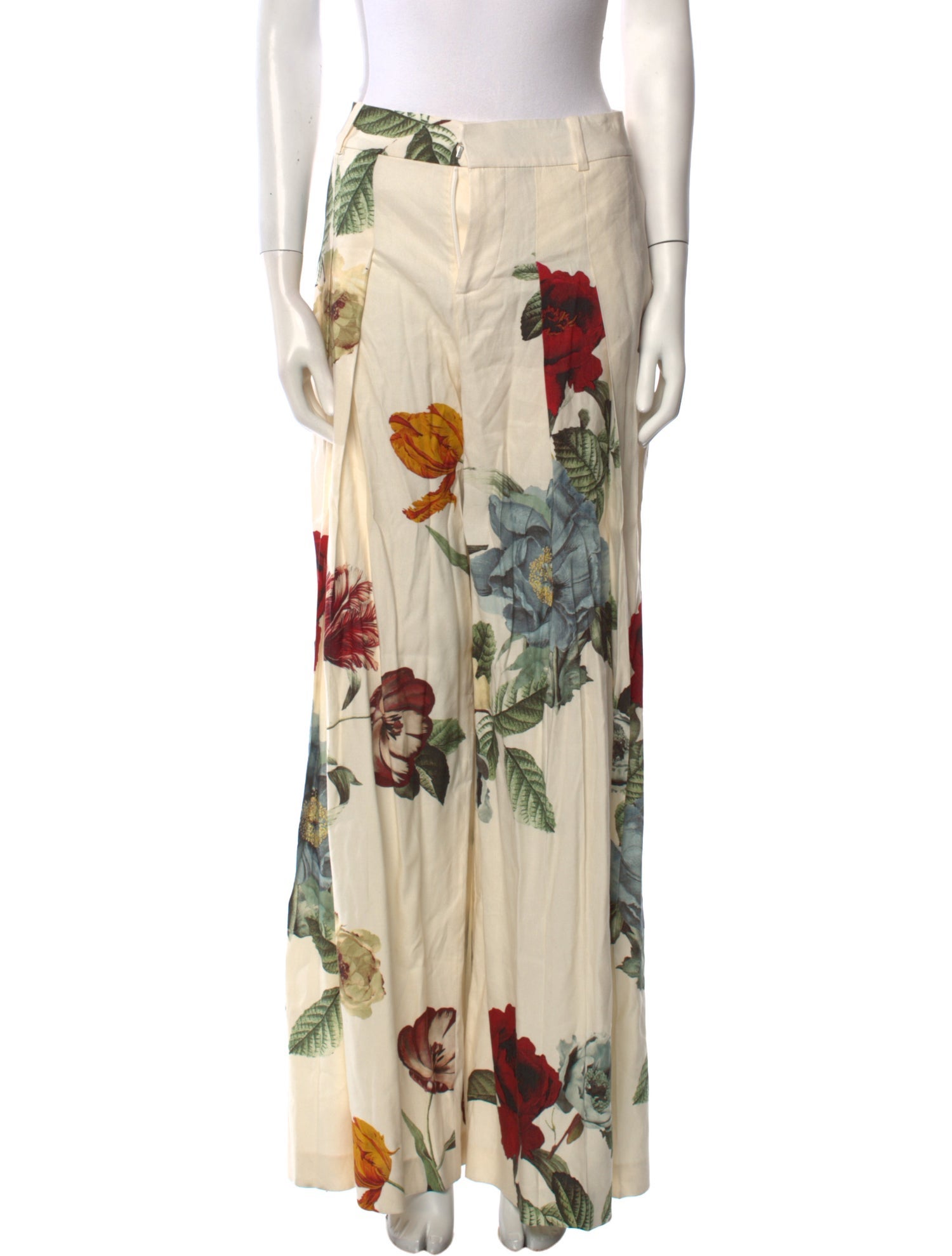 Alice + Olivia Printed Wide Leg Pants