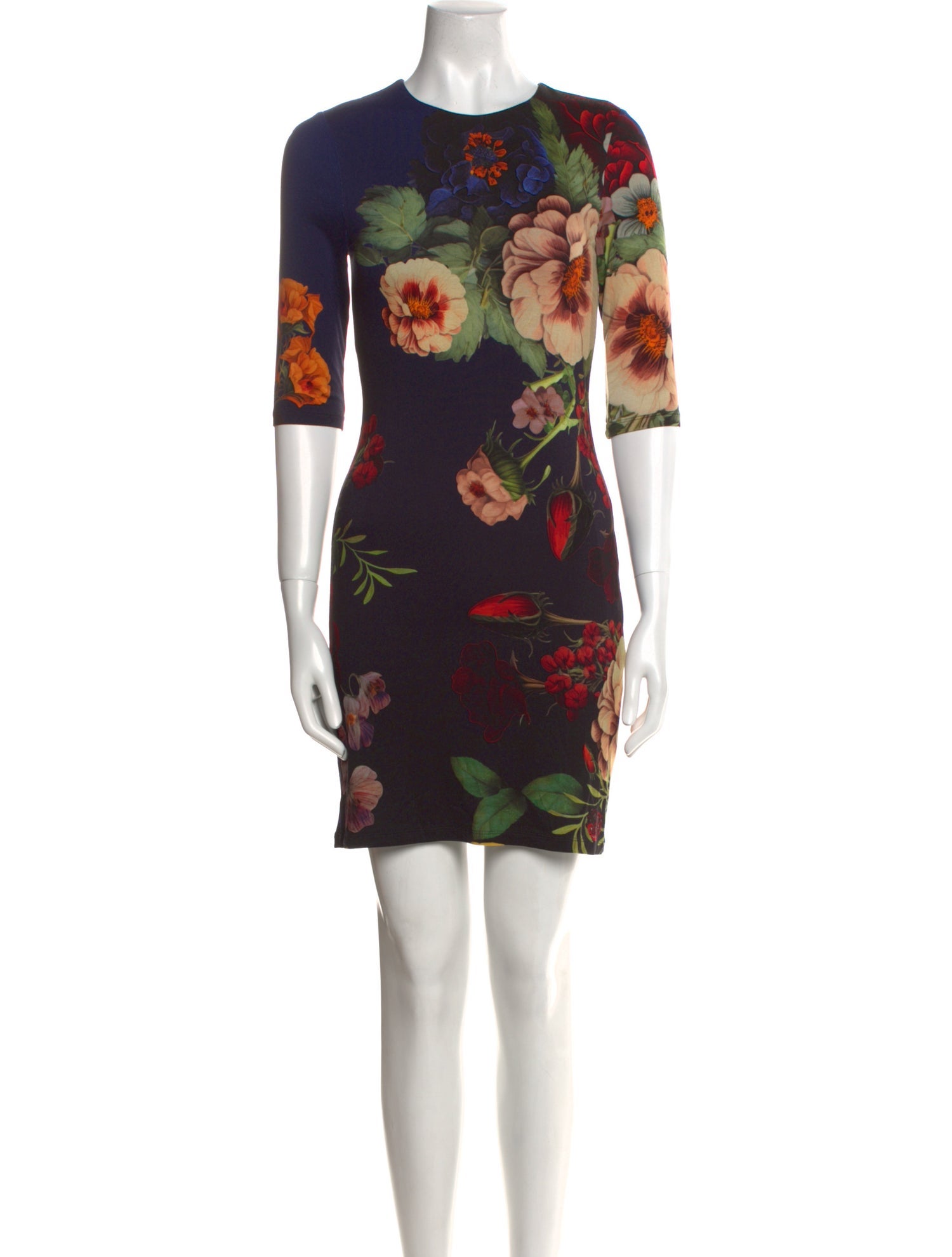 Alice + Olivia Floral Print Mini Dress w/ Tags