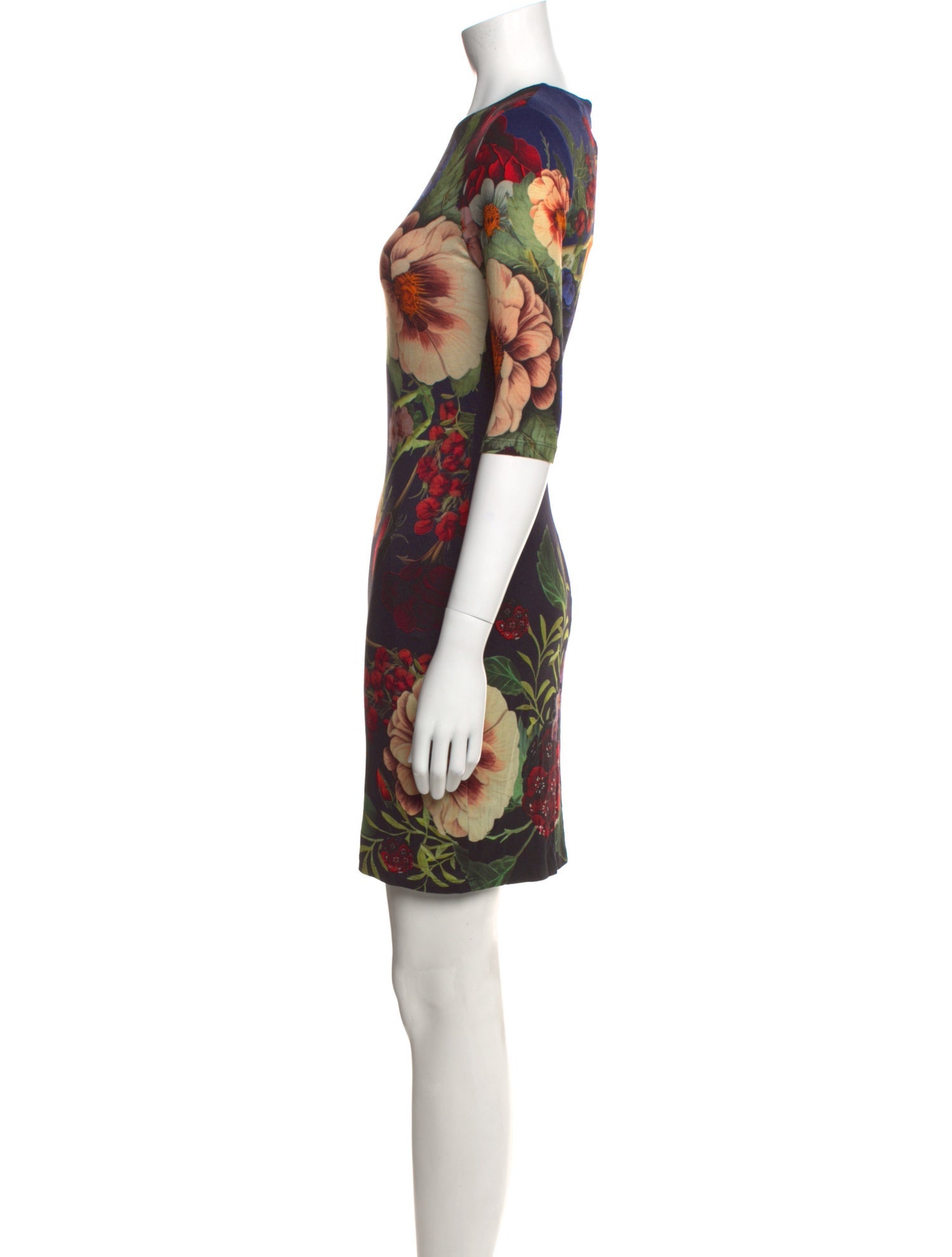 Alice + Olivia Floral Print Mini Dress w/ Tags