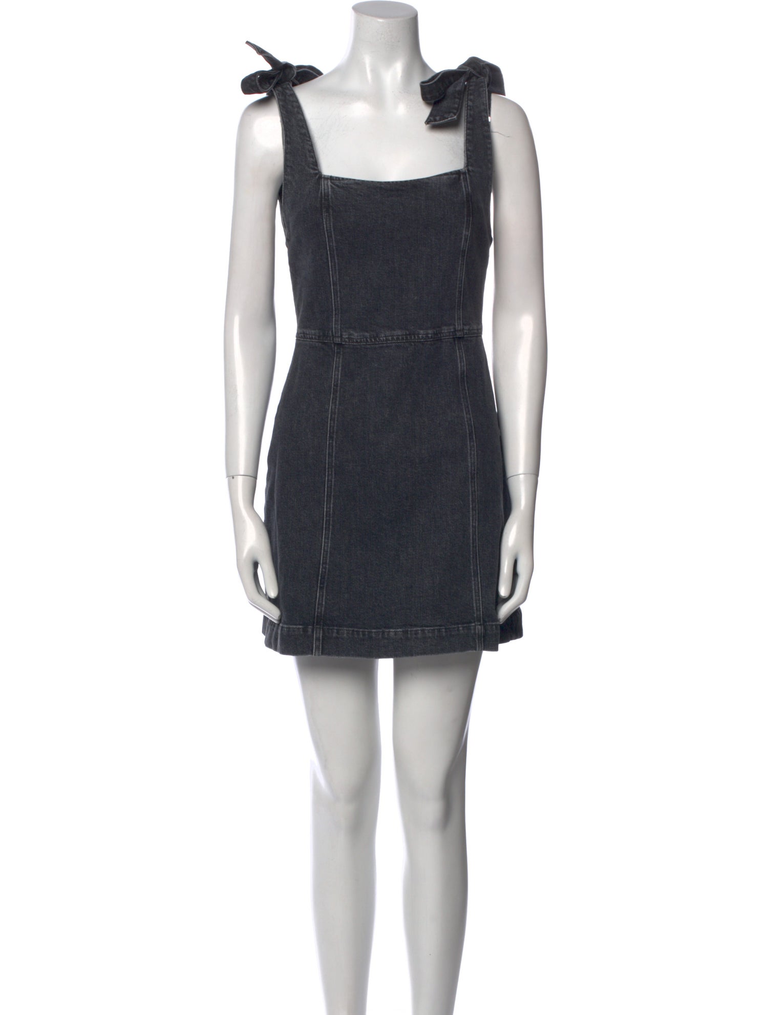 Alice + Olivia Square Neckline Mini Dress