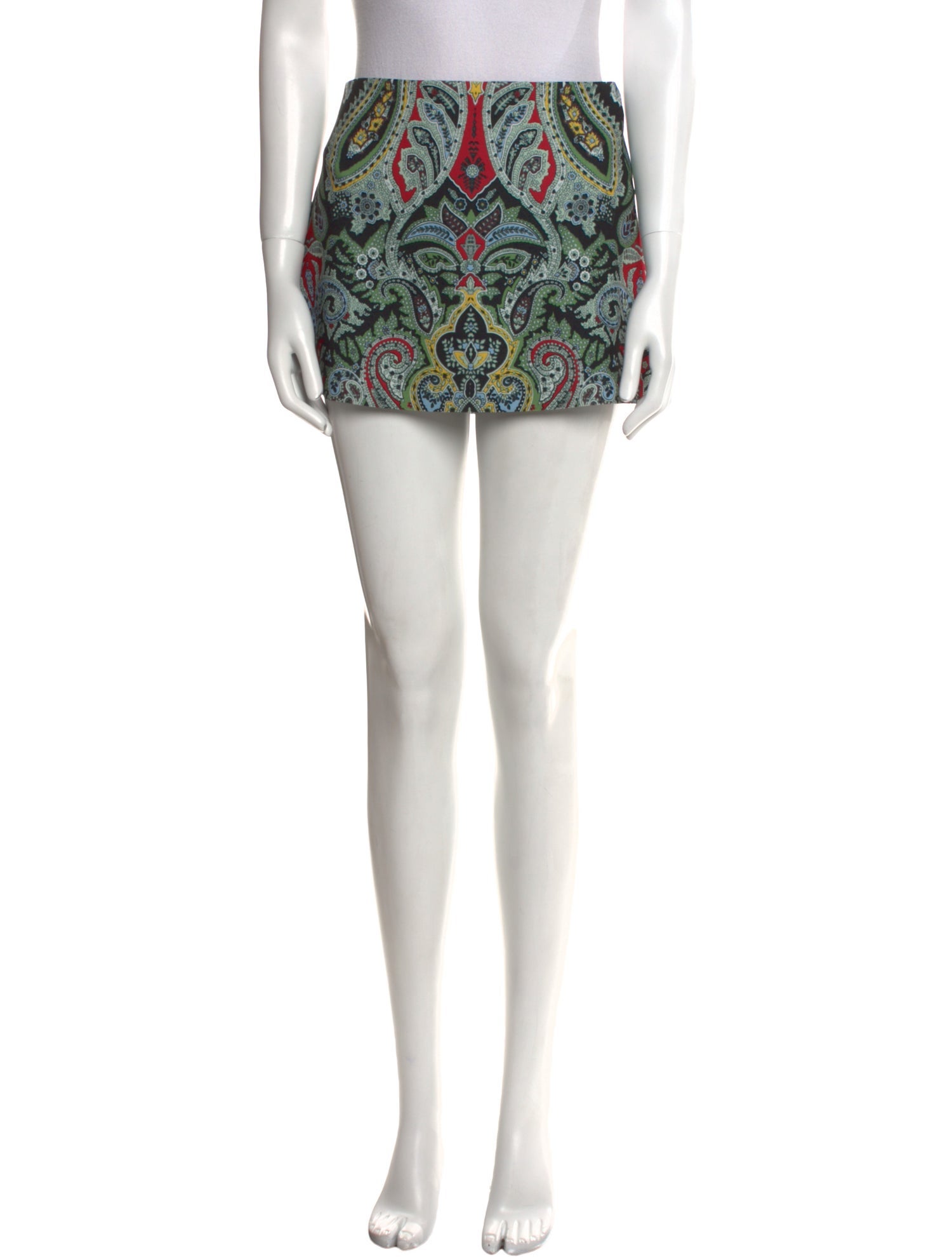 Alice + Olivia Paisley Print Mini Skirt w/ Tags