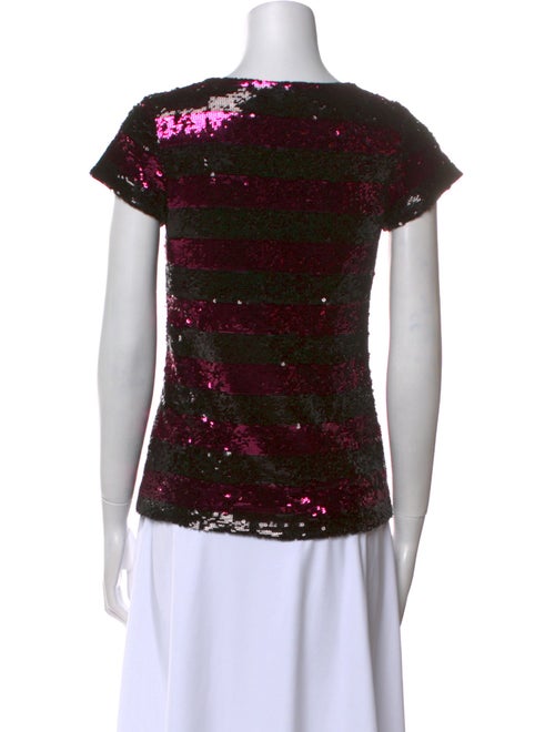 Alice + Olivia Printed Scoop Neck T-Shirt