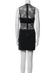 Alice + Olivia Lace Pattern Mini Dress