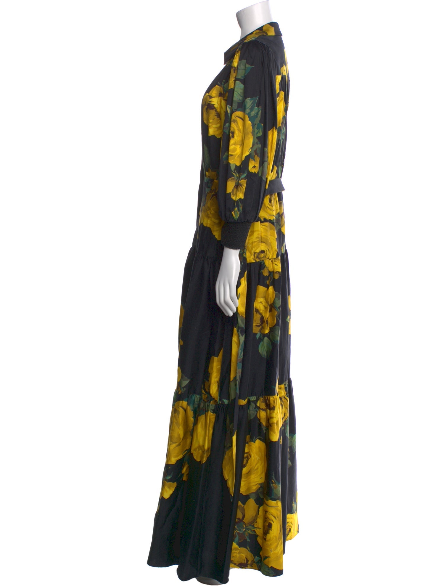 Alice + Olivia Floral Print Long Dress w/ Tags