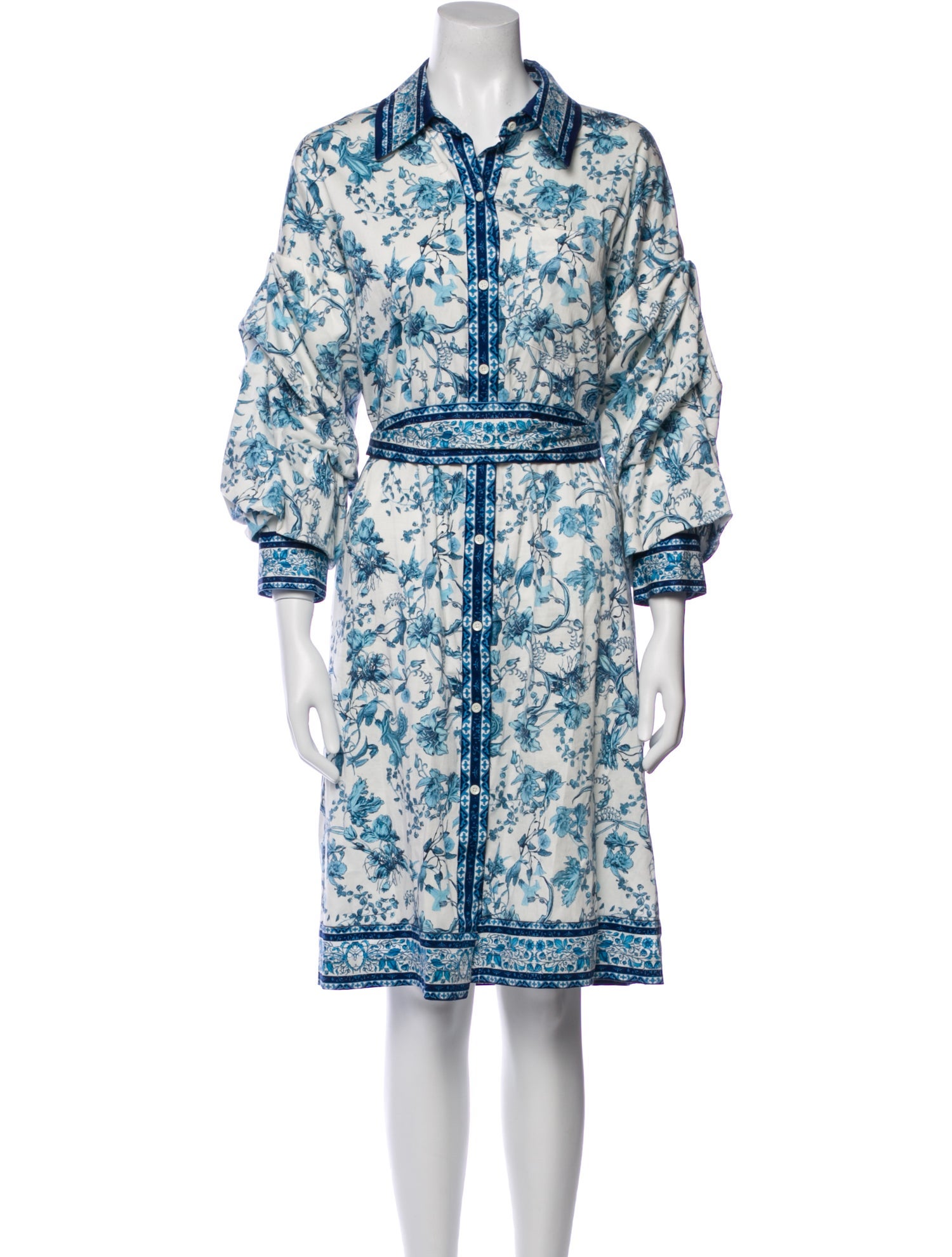 Alice + Olivia Floral Print Knee-Length Dress