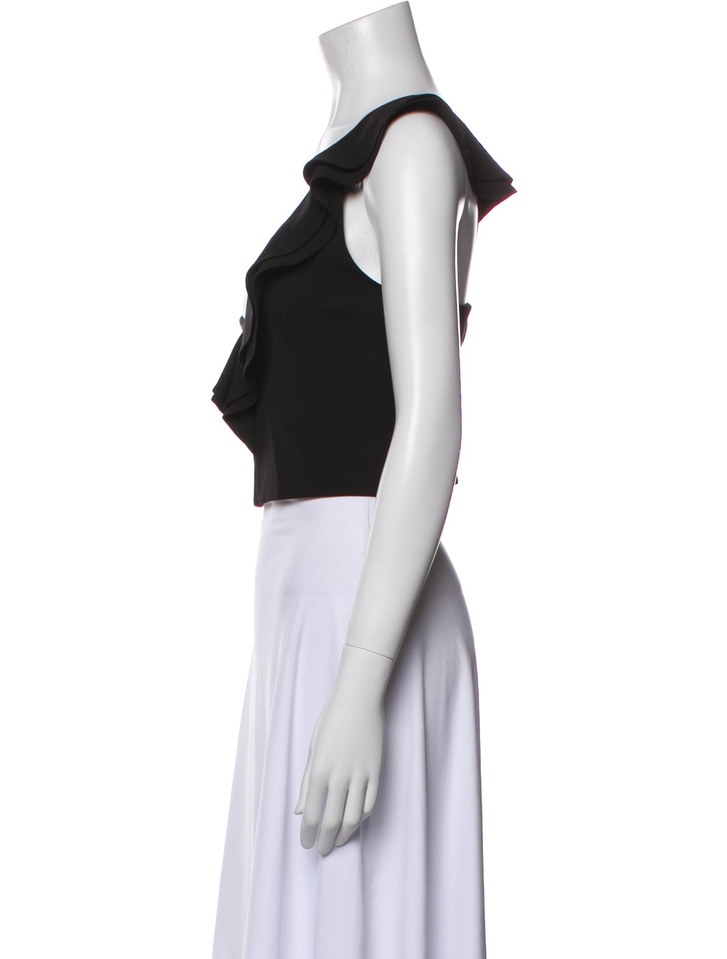 Alice + Olivia V-Neck Sleeveless Crop Top w/ Tags