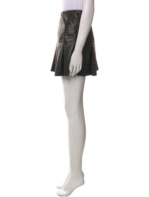 Alice + Olivia Beaded Accents Mini Skirt