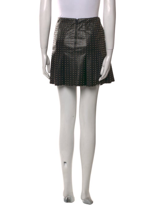 Alice + Olivia Beaded Accents Mini Skirt