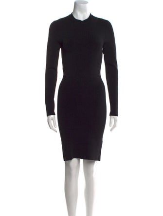 Alice + Olivia Crew Neck Mini Dress