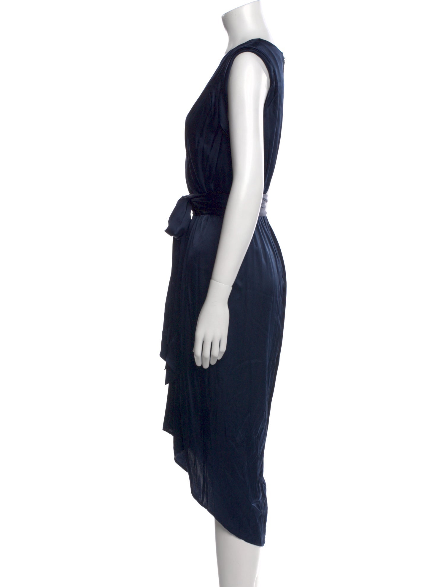 Alice + Olivia Silk Midi Length Dress