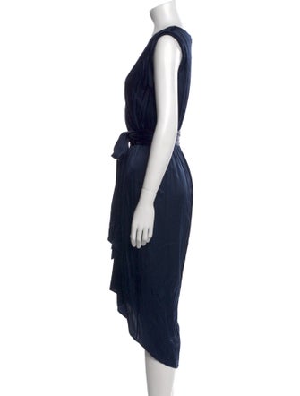 Alice + Olivia Silk Midi Length Dress