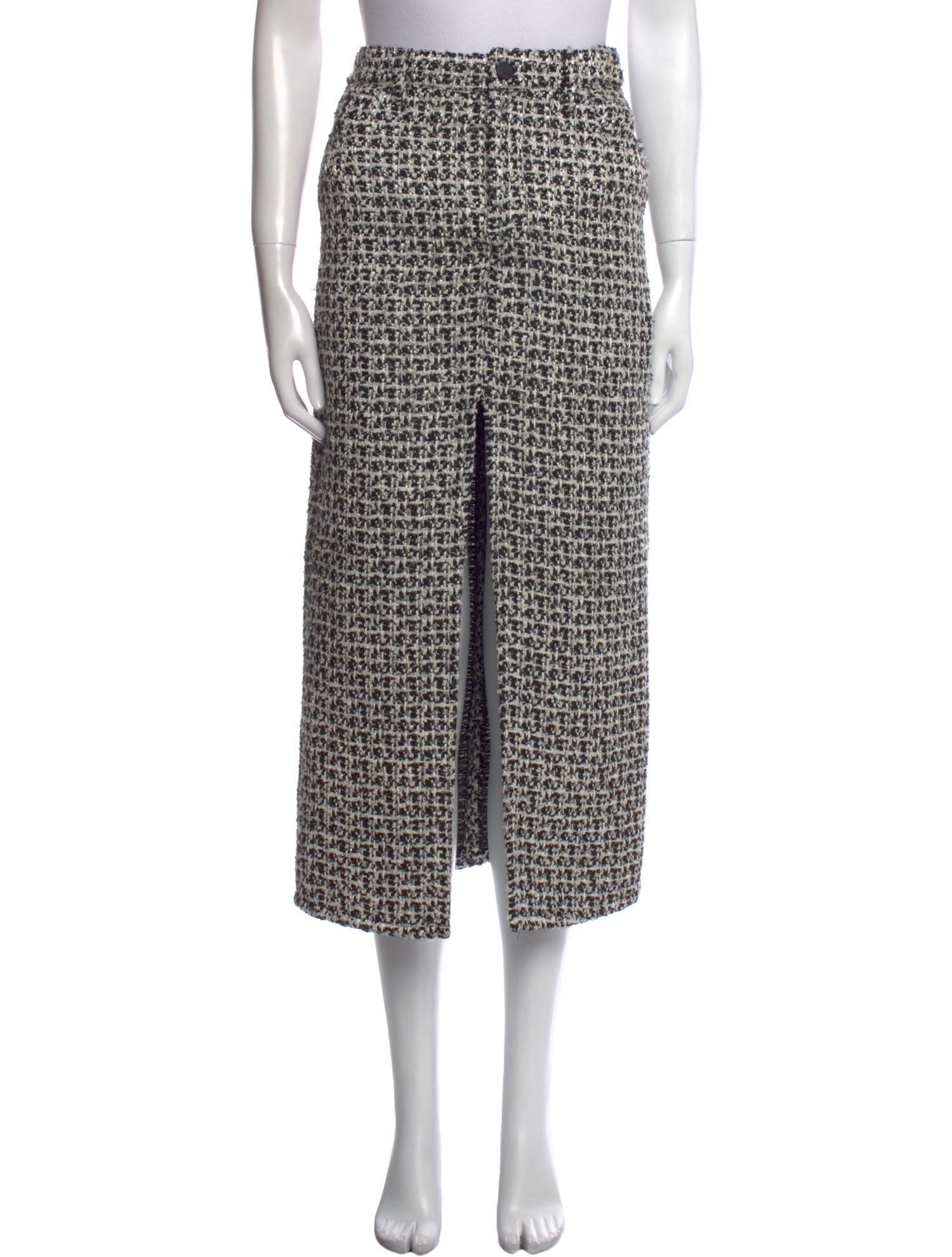 Alice + Olivia Printed Midi Length Skirt