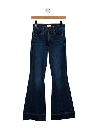 Alice + Olivia Mid-Rise Wide Leg Jeans