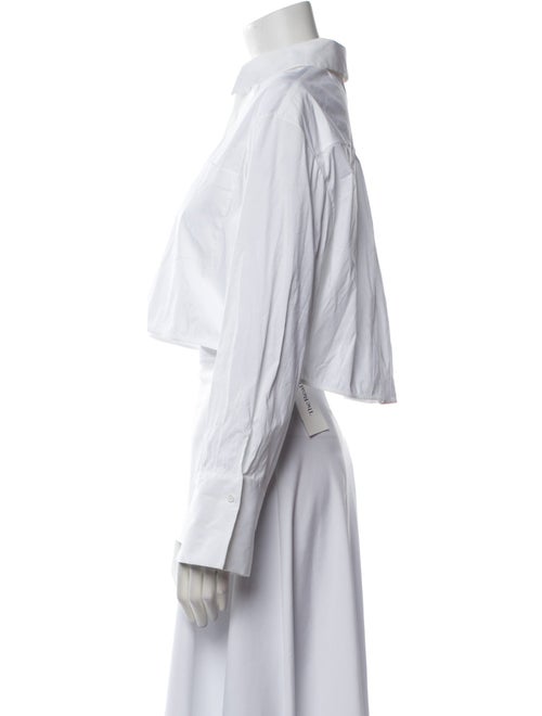 Alice + Olivia Long Sleeve Crop Top