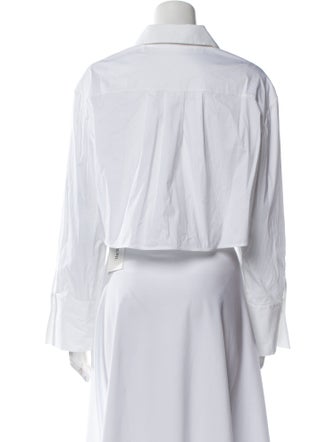 Alice + Olivia Long Sleeve Crop Top