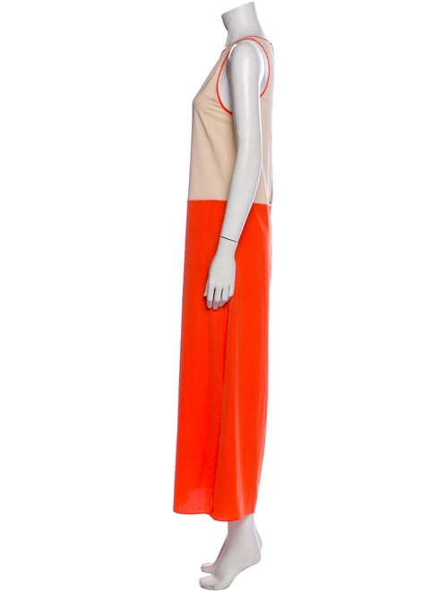 Alice + Olivia Colorblock Pattern Long Dress
