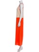 Alice + Olivia Colorblock Pattern Long Dress