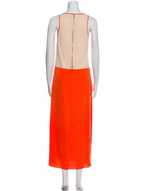 Alice + Olivia Colorblock Pattern Long Dress