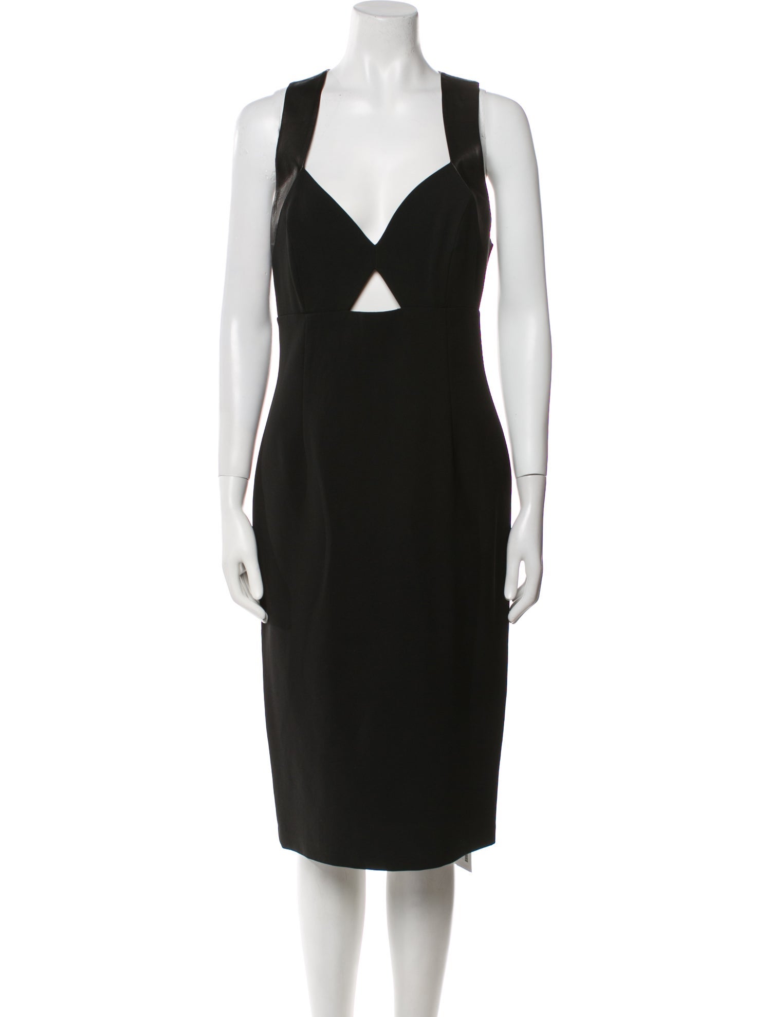 Alice + Olivia V-Neck Midi Length Dress