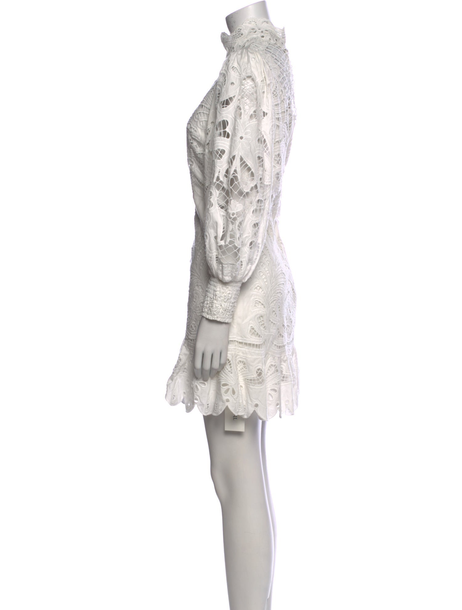 Alice + Olivia Lace Pattern Knee-Length Dress