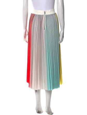 Alice + Olivia Striped Midi Length Skirt