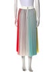 Alice + Olivia Striped Midi Length Skirt