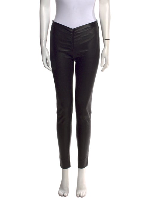 Alice + Olivia Lambskin Skinny Leg Pants