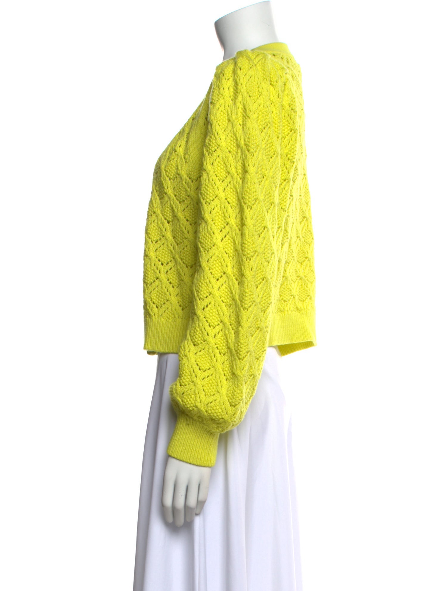 Alice + Olivia Silk V-Neck Sweater