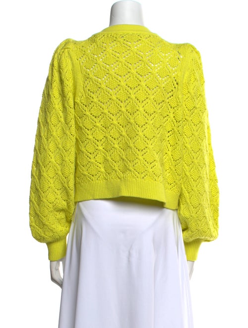 Alice + Olivia Silk V-Neck Sweater