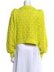 Alice + Olivia Silk V-Neck Sweater