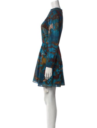 Alice + Olivia Silk Mini Dress