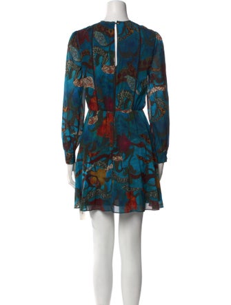 Alice + Olivia Silk Mini Dress